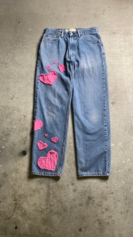 Vintage Levis Frail Heart Jeans. 2 of 2.