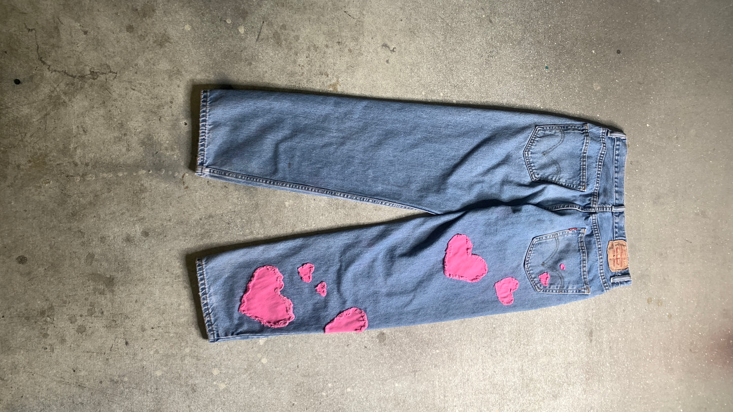 Vintage Levis Frail Heart Jeans. 2 of 2.