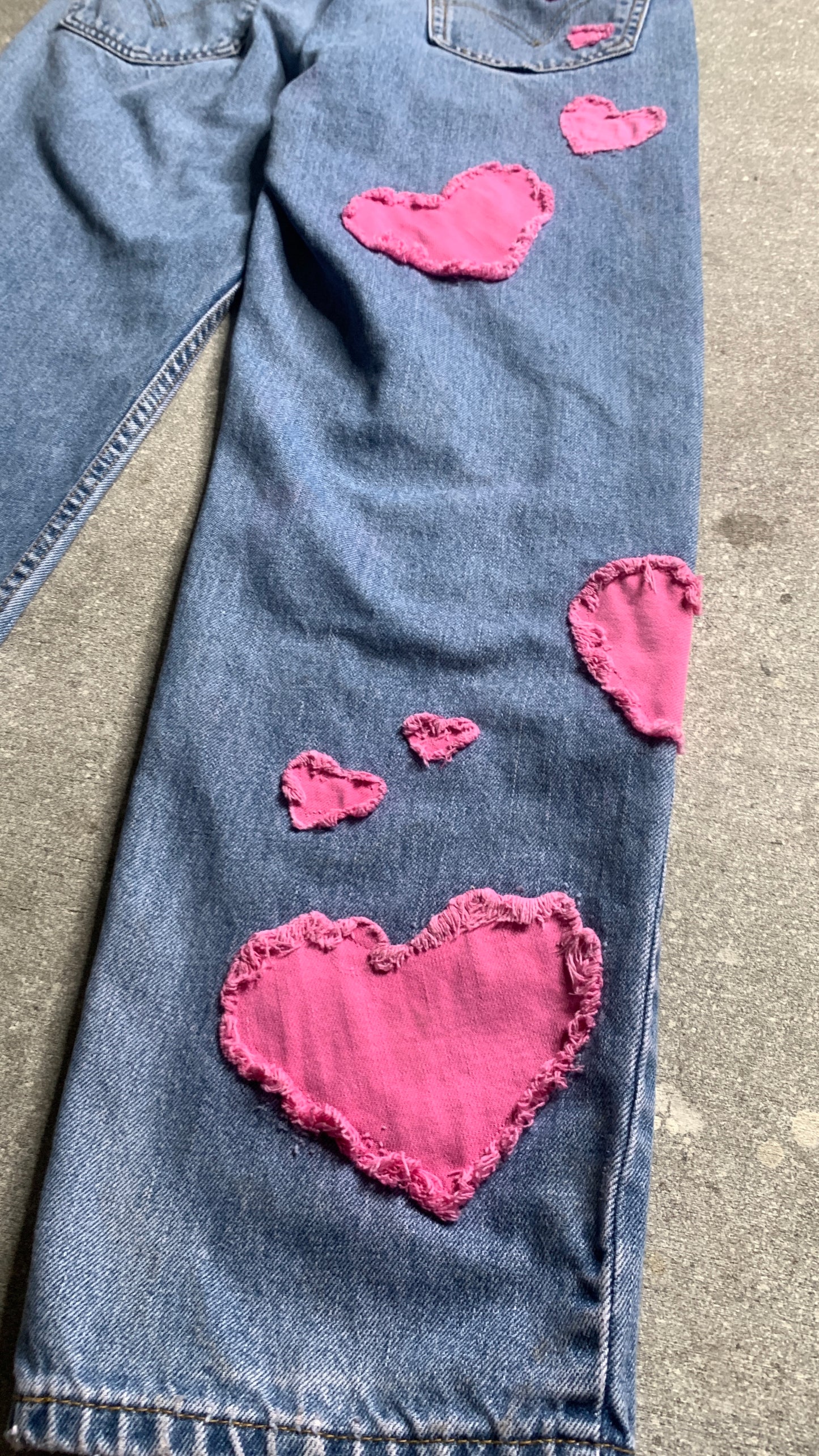 Vintage Levis Frail Heart Jeans. 2 of 2.